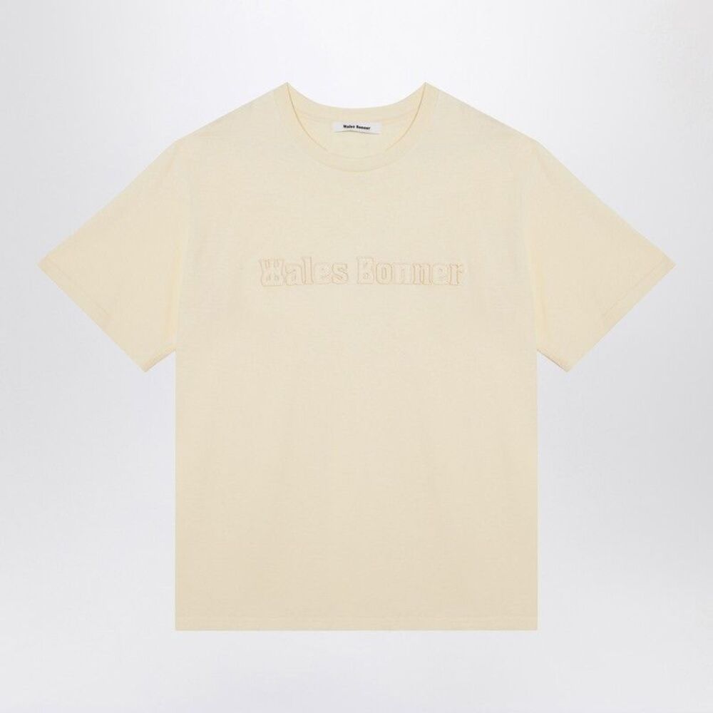 Wales Bonner Organic Cotton Light Yellow T-Shirt Men